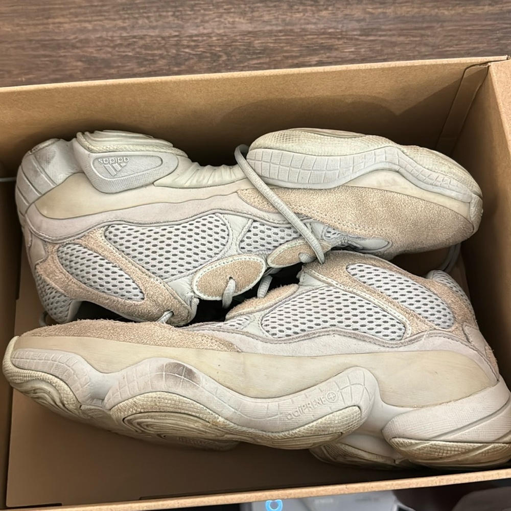 Size 10.5 Yeezy 500 in Salt